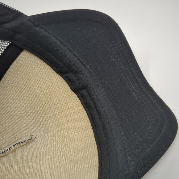 Volcom Stone Snapback Trucker Hat Black One Size Adjustable Mesh Back Polyester - Picture 8 of 9